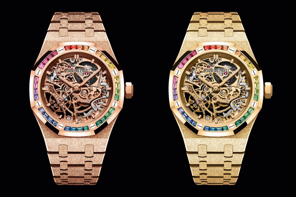 Audemars Piguet Royal Oak Frosted Gold “Rainbow” Watch Audemars Piguet Royal Oak Frosted Gold “Rainbow” Watch