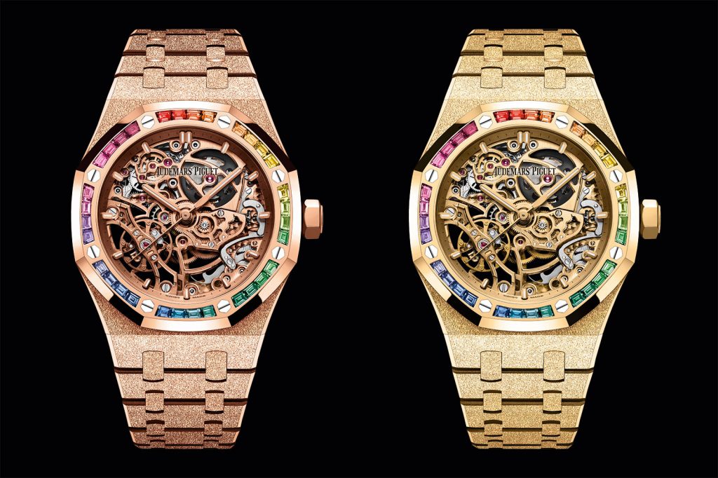 Audemars Piguet Royal Oak Frosted Gold “Rainbow” Watch