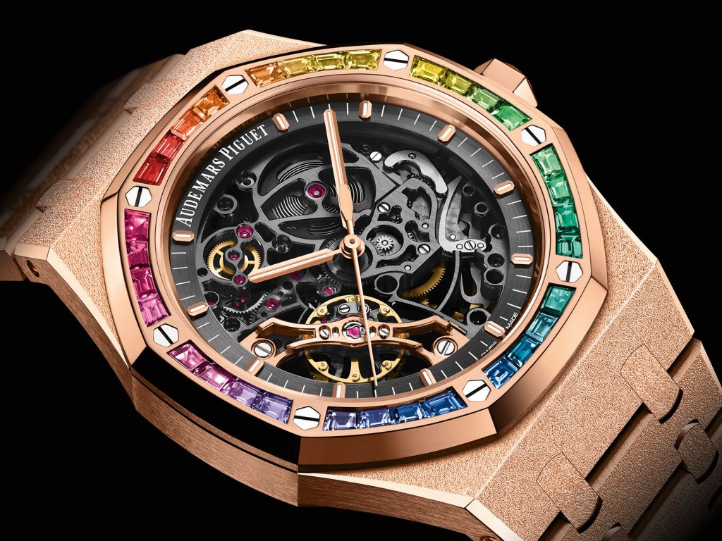 Audemars Piguet Royal Oak Frosted Gold “Rainbow” Watches